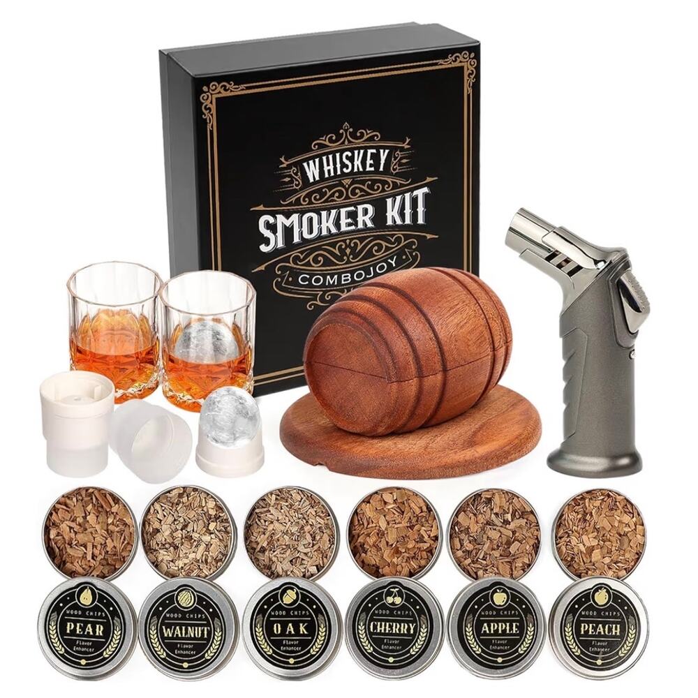 NWT Whiskey Smoker Kit Gift Box